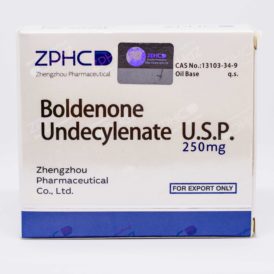 Boldenone Undecylenate ZPHC 250mg/ml, 10amps (INT)