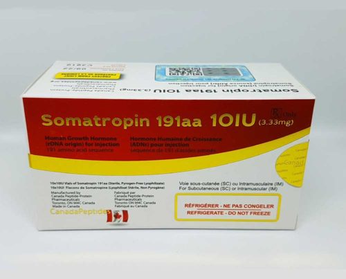 International SOMATROPIN HGH 100iu, 10ml (Canada Peptides)