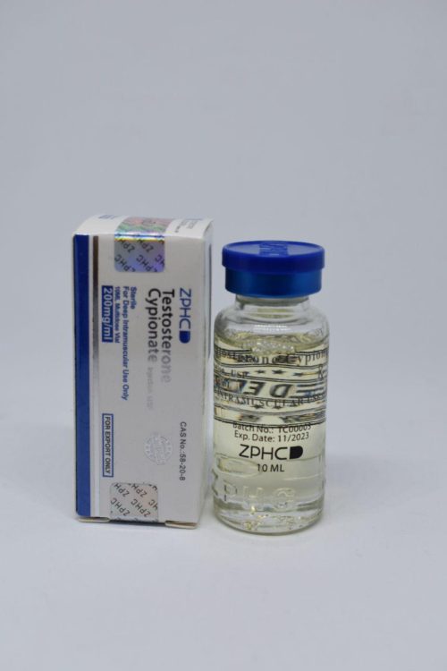 Testosterone Cypionate ZPHC 200mg/ml, 10ml vial (INT)