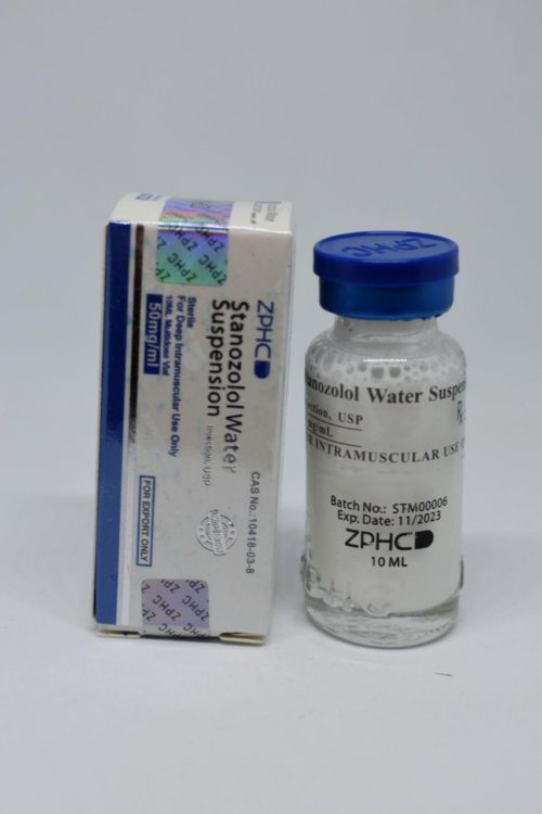 Stanozolol suspension ZPHC 50 mg/ml, 10 ml vial (USA Domestic)